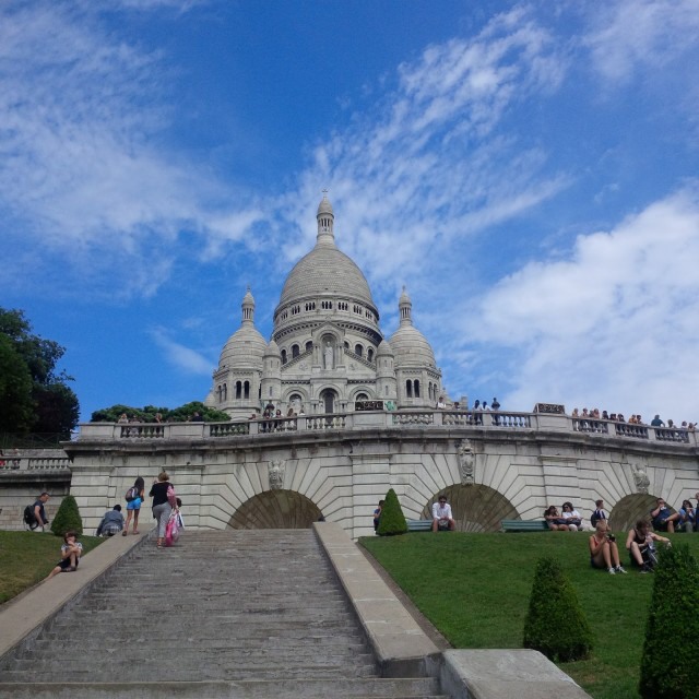 sacre coeure paříž francie